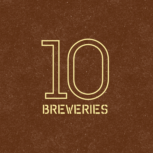 10 Breweries Guidebooks